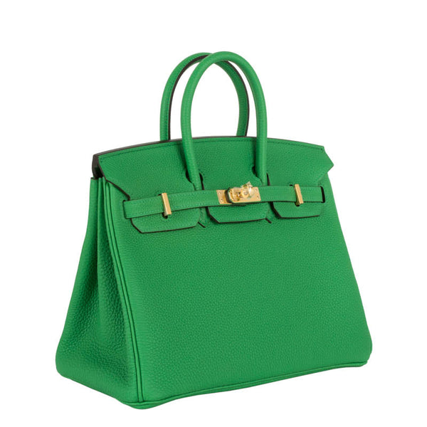 Herm�s 25cm Birkin Bambou Togo Leather Gold Hardware