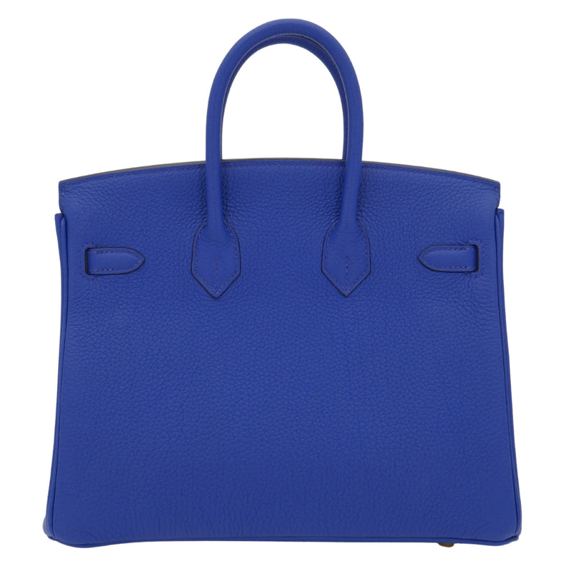 Herm�s 25cm Birkin Bleu Royal Togo Leather Gold Hardware