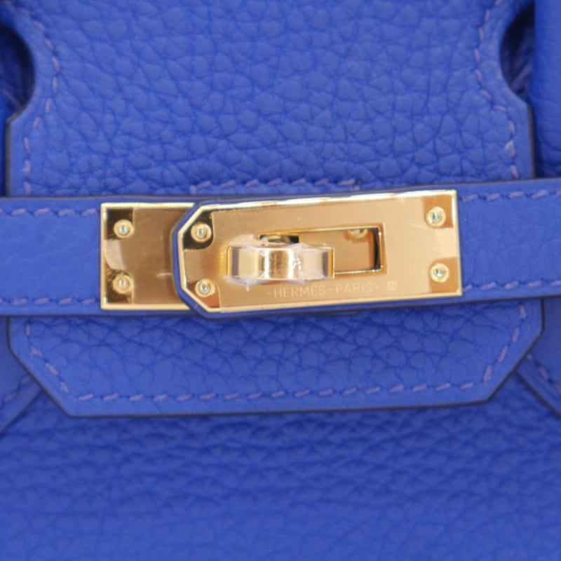 Herm�s 25cm Birkin Bleu Royal Togo Leather Gold Hardware