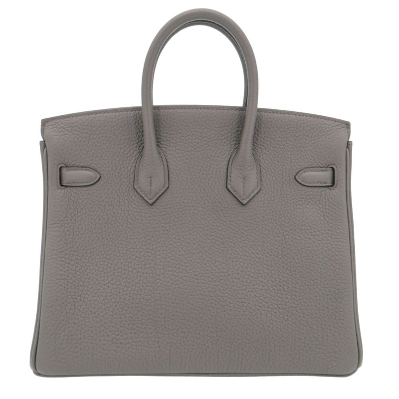 Herm�s 25cm Birkin Gris Meyer Togo Leather Palladium Hardware