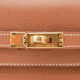 Herm�s 25cm Kelly Retourne Gold Togo Leather Gold Hardware