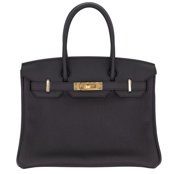 Herm�s 30cm Birkin 3-in-1 Black Togo Leather Gold Hardware