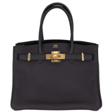 Herm�s 30cm Birkin 3-in-1 Black Togo Leather Gold Hardware