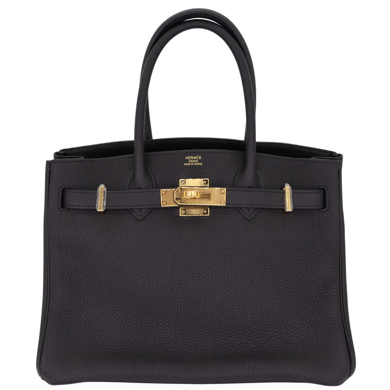 Herm�s 30cm Birkin 3-in-1 Black Togo Leather Gold Hardware