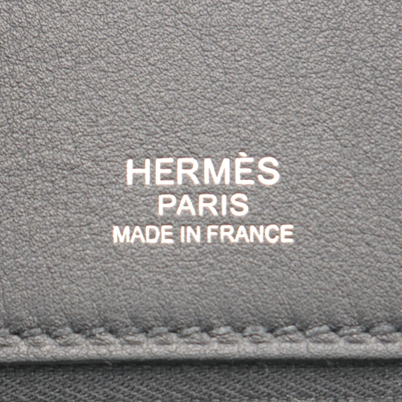 Herm�s 30cm Birkin Black C√¥te √† C√¥te Tuffetage Caban Swift Leather Palladium Hardware