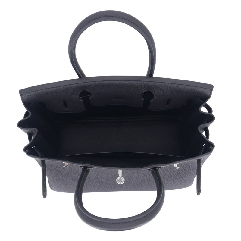 Herm�s 30cm Birkin Black Togo Leather Palladium Hardware
