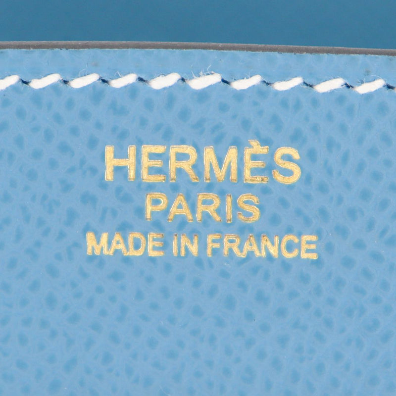 Herm�s 30cm Birkin Bleu Jean Epsom Leather Gold Hardware