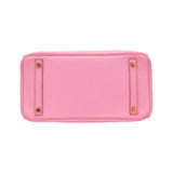 Herm�s 30cm Birkin Bubblegum Swift Leather Gold Hardware