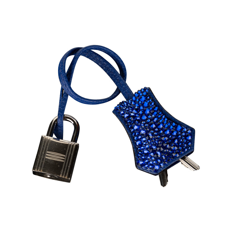 Herm�s 30cm Birkin Customized Union Jack Swarovski Crystal Palladium Hardware