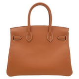Herm�s 30cm Birkin Gold Epsom Leather Gold Hardware
