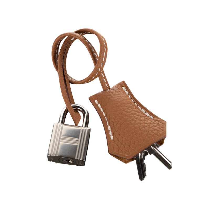 Herm�s 30cm Birkin Gold Togo Leather Palladium Hardware