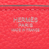 Herm�s 30cm Birkin Rose Texas Clemence Leather Palladium Hardware