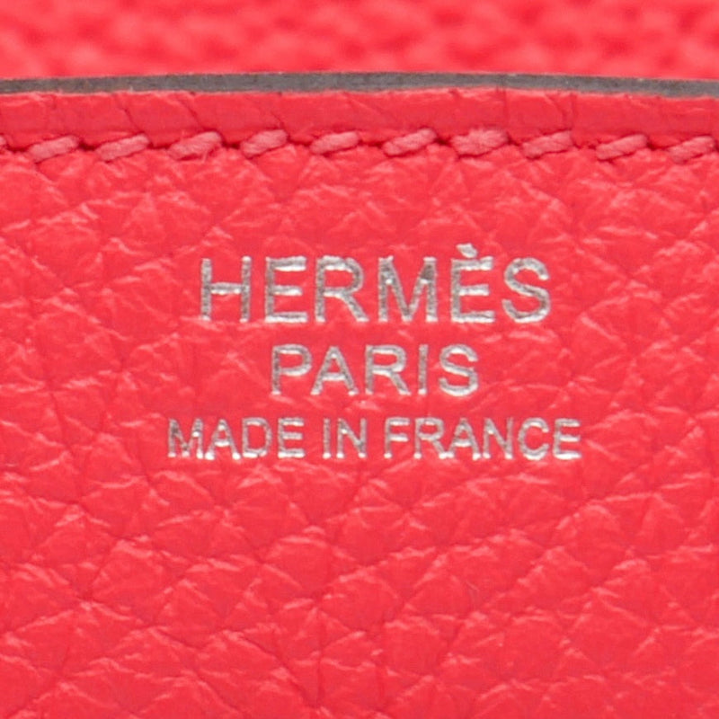 Herm�s 30cm Birkin Rose Texas Clemence Leather Palladium Hardware