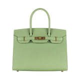 Herm�s 30cm Birkin Sellier Vert Criquet Epsom Leather Gold Hardware