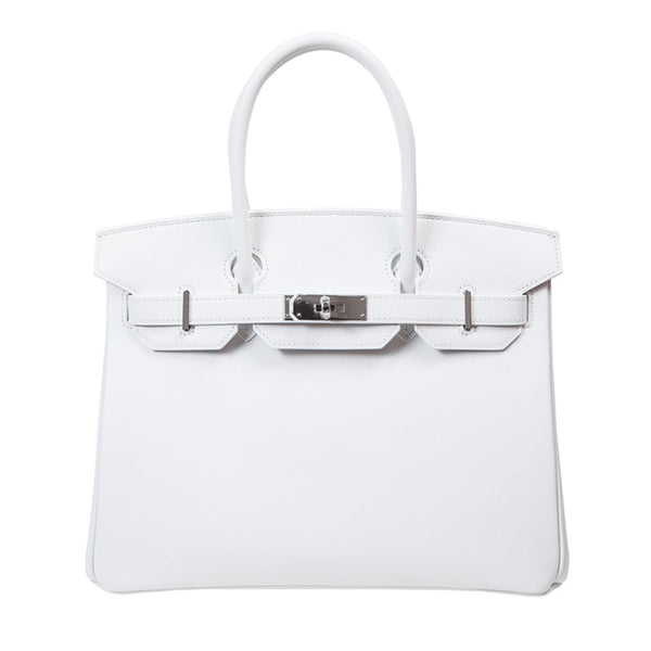 Herm√®s 30cm Birkin White Epsom PHW