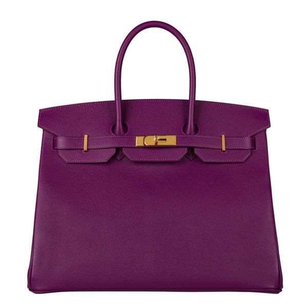 Herm√®s 35cm Birkin Anemone Epsom GHW