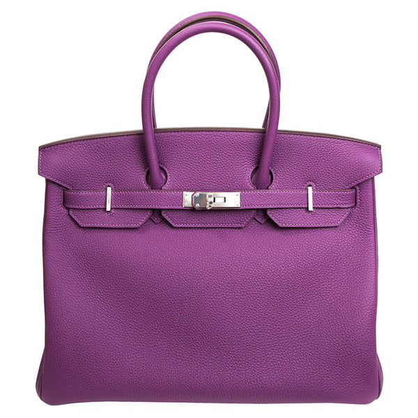 Herm√®s 35cm Birkin Anemone Togo PHW