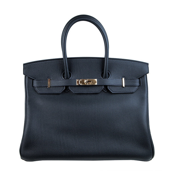 Herm√®s 35cm Birkin Bleu Ocean Togo GHW