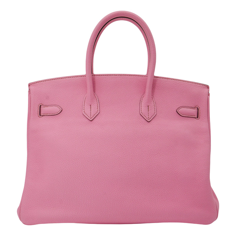 Herm�s 35cm Birkin Bubblegum Togo Leather Palladium Hardware