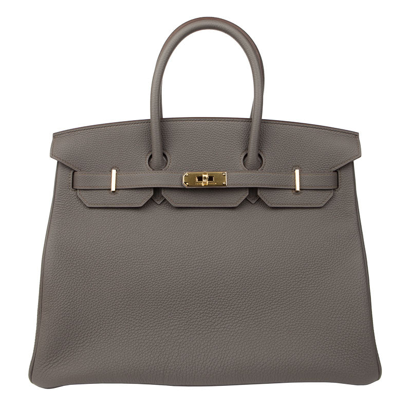 Herm√®s 35cm Birkin Etain Togo GHW