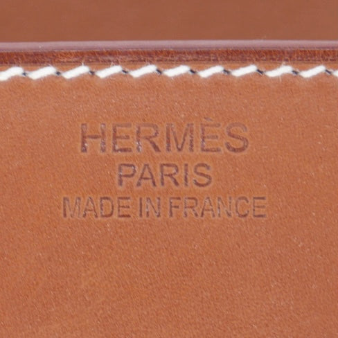 Herm�s 35cm Birkin Fauve Barenia Palladium Hardware