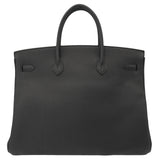 Herm�s 40cm Birkin Black Togo Leather Gold Hardware