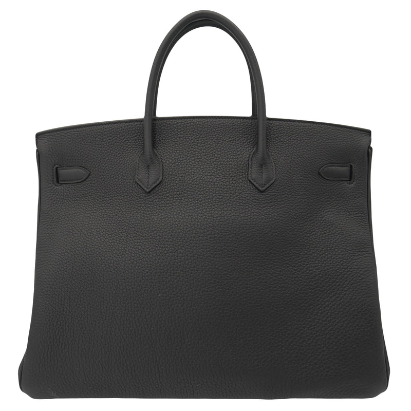 Herm�s 40cm Birkin Black Togo Leather Gold Hardware