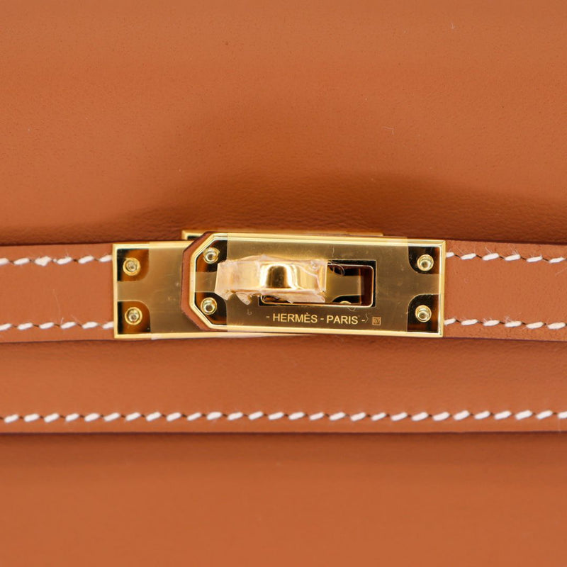 Herm�s Kelly Moove Gold Swift Leather Gold Hardware