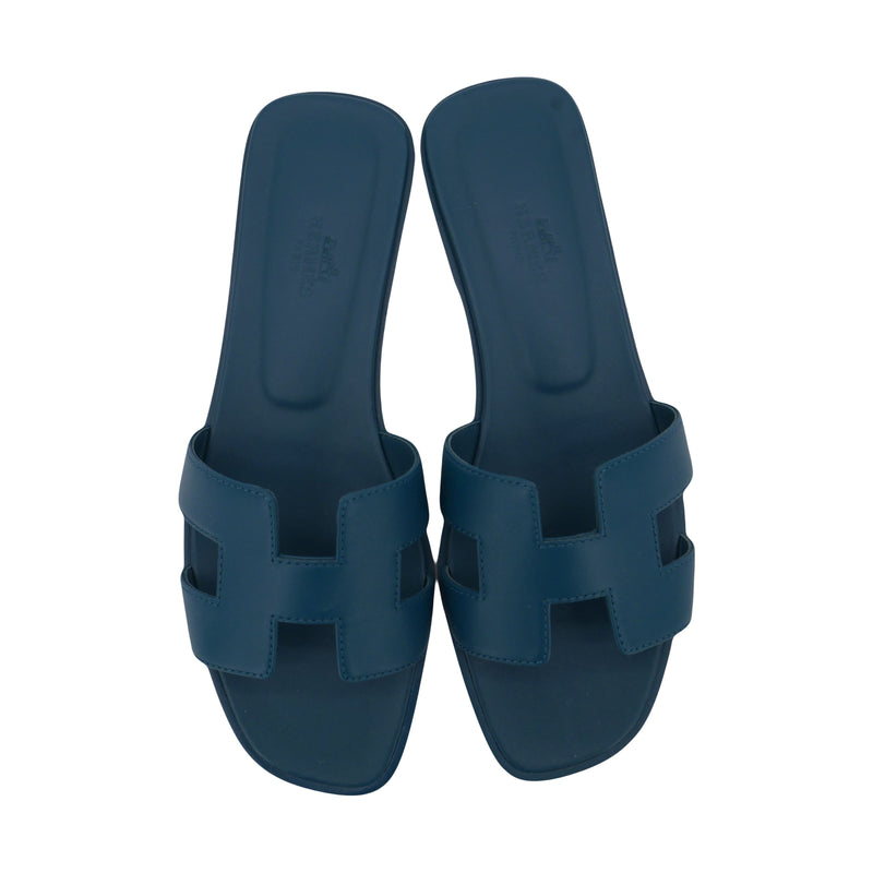 Herm�s Oran Sandals Teal