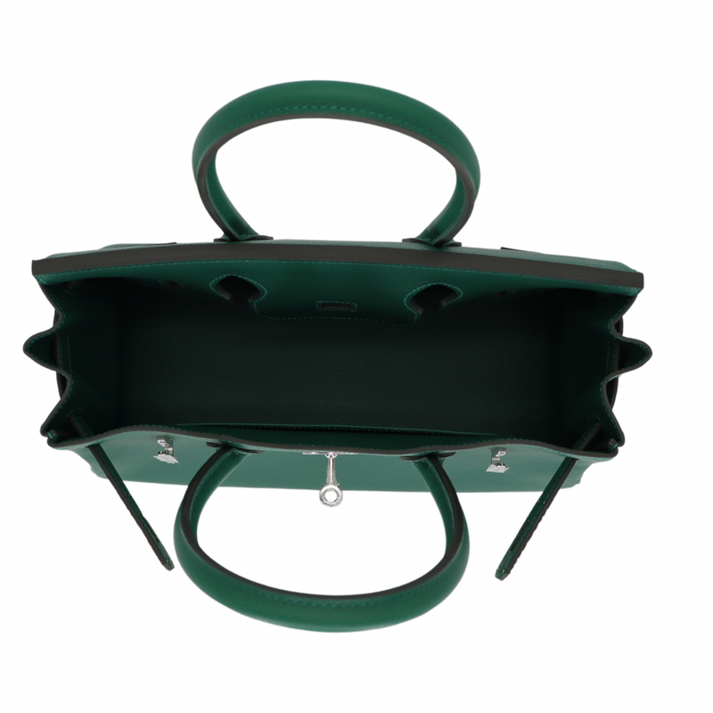 Hermès 29cm Birkin Shoulder Light Vert Moyen Evercolor Leather Palladium Hardware