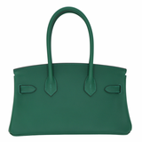 Hermès 29cm Birkin Shoulder Light Vert Moyen Evercolor Leather Palladium Hardware